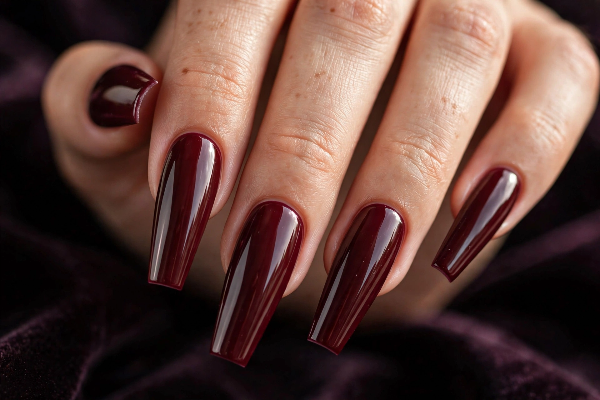 coffin nails ballerina shape manicure ideas