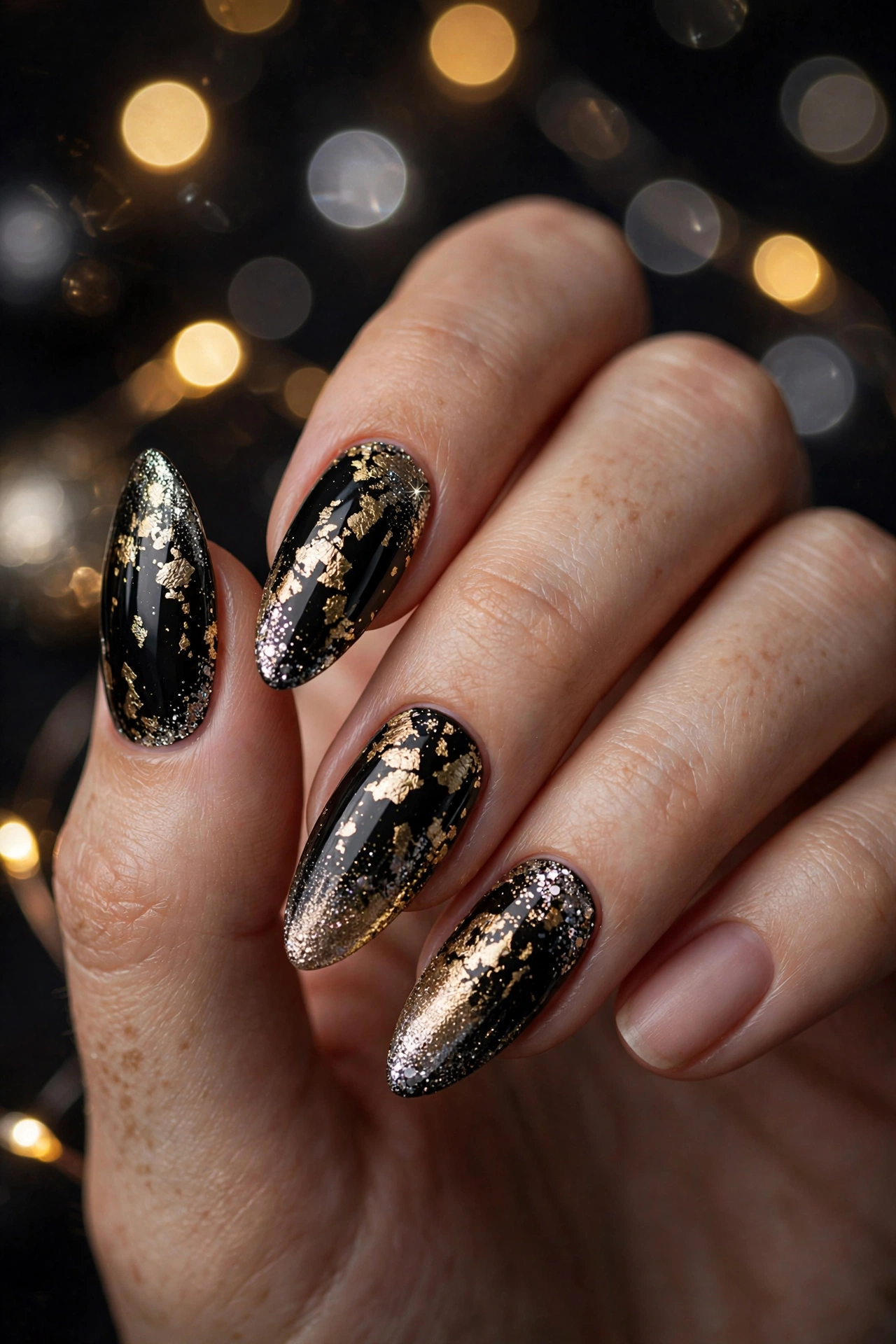 New Years Eve nails 2027 party manicure ideas