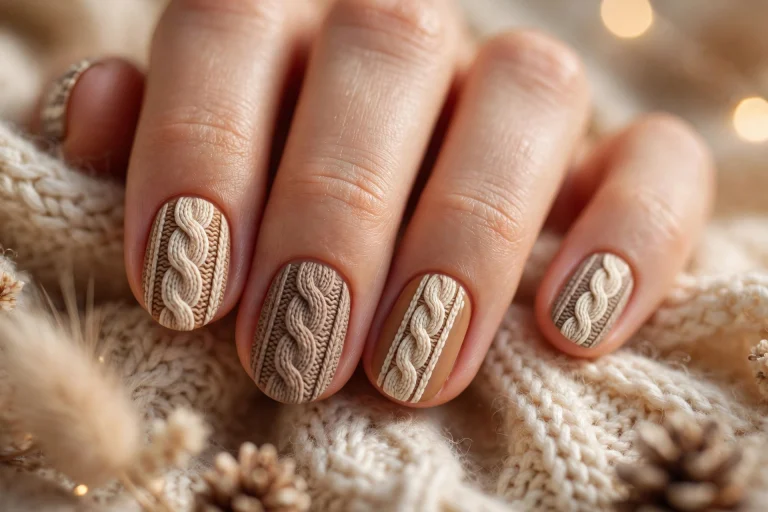 Cozy winter nail designs 2026 warm manicure ideas