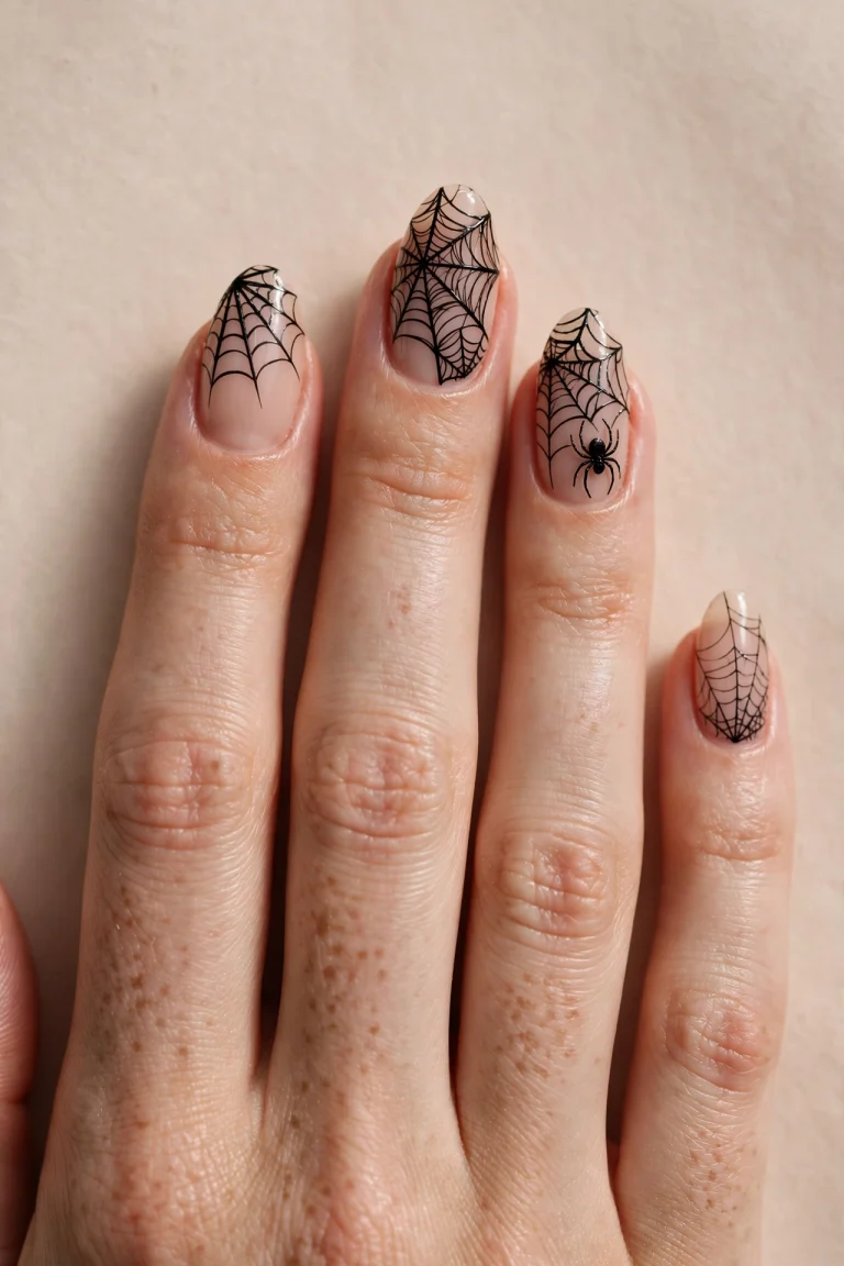 25 Spider Web Nail Designs 2026: Spooky Halloween Manicures